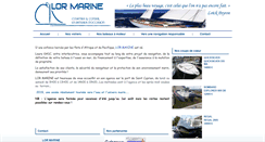 Desktop Screenshot of lormarine.fr
