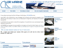 Tablet Screenshot of lormarine.fr